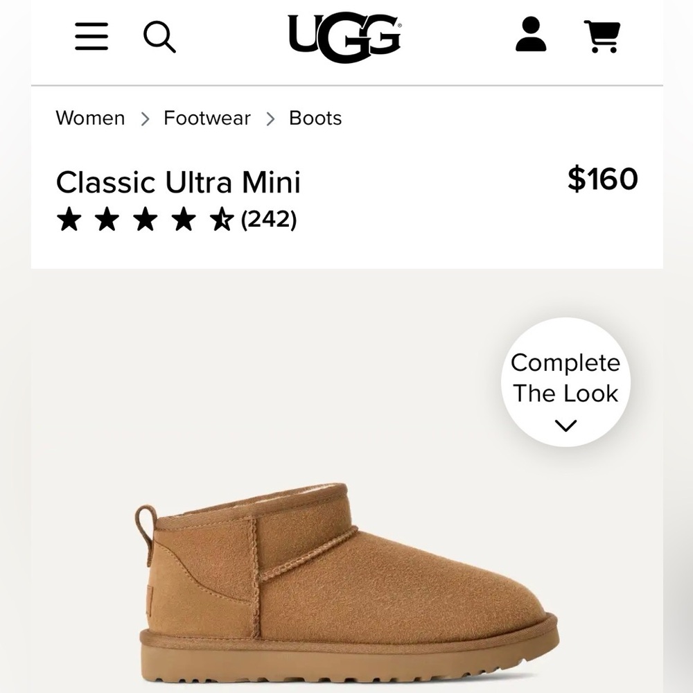 UGG Ultra Low Chestnut Color